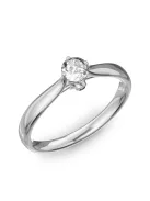 Gyűrűguru eljegyzési gyűrű 0,17ct szintetikus gyémánttal BRK183  