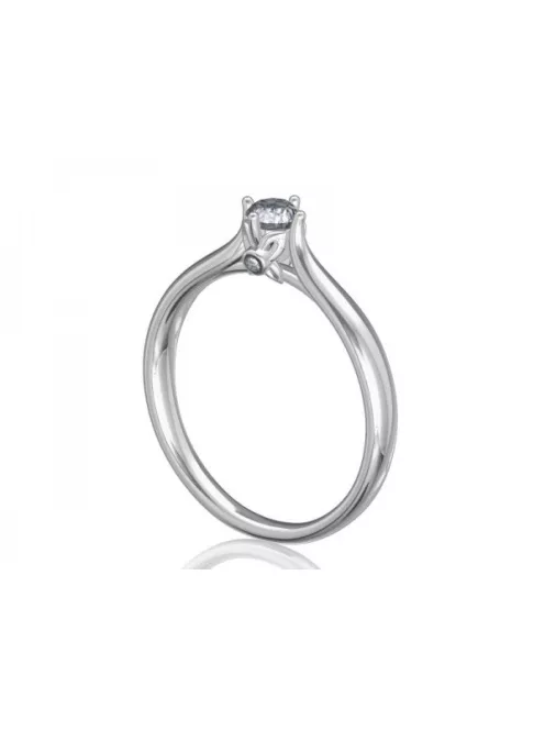 Gyűrűguru eljegyzési gyűrű 0,17ct szintetikus gyémánttal BRK183  
