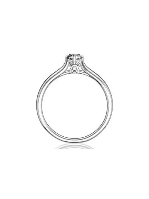 Gyűrűguru eljegyzési gyűrű 0,17ct H/SI gyémánttal BRK183  