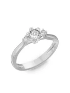  Gyűrűguru eljegyzési gyűrű 0,1ct I/SI gyémánttal BRK188 