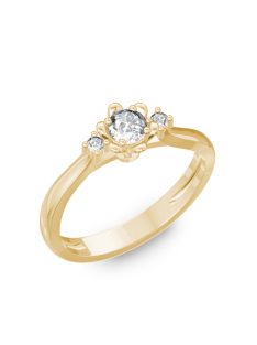    Gyűrűguru eljegyzési gyűrű 0,1ct H/SI gyémánttal BRK188 