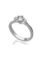  Gyűrűguru eljegyzési gyűrű 0,1ct H/SI gyémánttal BRK188 