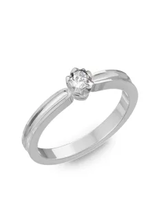    Gyűrűguru eljegyzési gyűrű 0,1ct szintetikus gyémánttal BRK190 