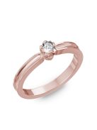  Gyűrűguru eljegyzési gyűrű 0,1ct szintetikus gyémánttal BRK190 