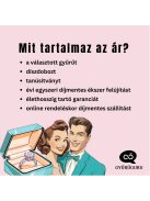  Gyűrűguru eljegyzési gyűrű 0,1ct szintetikus gyémánttal BRK190 