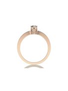  Gyűrűguru eljegyzési gyűrű 0,1ct szintetikus gyémánttal BRK190 
