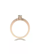  Gyűrűguru eljegyzési gyűrű 0,1ct szintetikus gyémánttal BRK190 