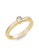  Gyűrűguru eljegyzési gyűrű 0,1ct H/SI gyémánttal BRK190 