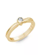  Gyűrűguru eljegyzési gyűrű 0,1ct I/SI gyémánttal BRK190 