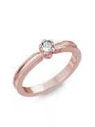  Gyűrűguru eljegyzési gyűrű 0,1ct I/SI gyémánttal BRK190 