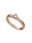  Gyűrűguru eljegyzési gyűrű 0,1ct H/SI gyémánttal BRK190 