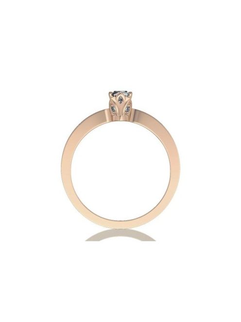  Gyűrűguru eljegyzési gyűrű 0,1ct H/SI gyémánttal BRK190 