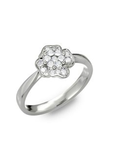  Gyűrűguru eljegyzési gyűrű H/SI gyémánttal BRK192 