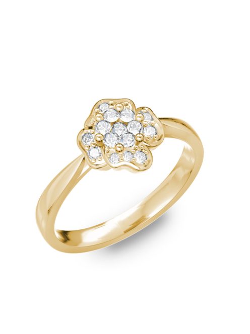  Gyűrűguru eljegyzési gyűrű H/SI gyémánttal BRK192 