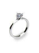 Gyűrűguru eljegyzési gyűrű 0,5ct szintetikus gyémánttal BRK200  