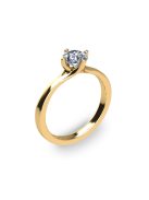 Gyűrűguru eljegyzési gyűrű 0,5ct szintetikus gyémánttal BRK200  