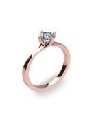 Gyűrűguru eljegyzési gyűrű 0,5ct szintetikus gyémánttal BRK200  