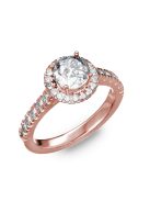  Gyűrűguru eljegyzési gyűrű 0,8ct szintetikus gyémánttal BRK201 