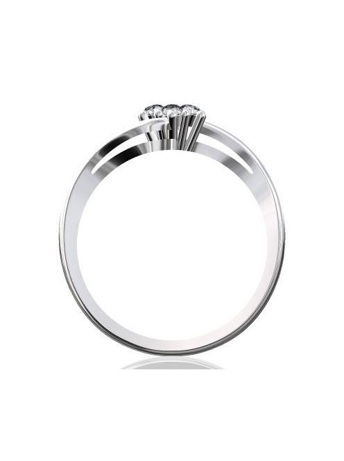 Gyűrűguru eljegyzési gyűrű H/SI gyémánttal BRK209 
