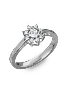   Gyűrűguru eljegyzési gyűrű 0,25Ct szintetikus gyémánttal BRK217 