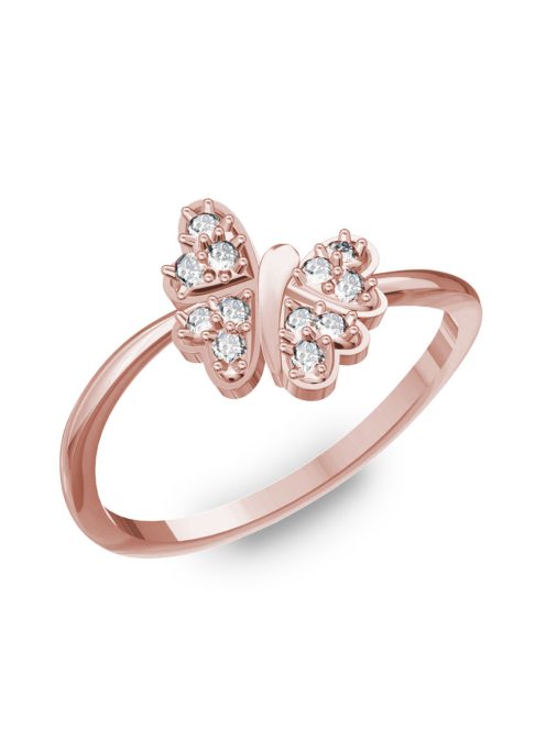 Gyűrűguru eljegyzési gyűrű szintetikus gyémánttal BRK224 