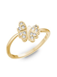 Gyűrűguru eljegyzési gyűrű H/SI gyémánttal BRK224 