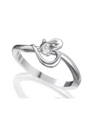 Gyűrűguru eljegyzési gyűrű 0.1ct gyémánttal BRK225 