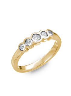 Gyűrűguru eljegyzési gyűrű H/SI gyémánttal BRK226 