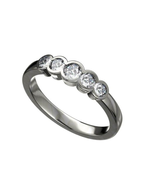 Gyűrűguru eljegyzési gyűrű H/SI gyémánttal BRK226 