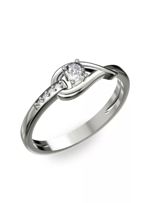 Gyűrűguru eljegyzési gyűrű 0.17ct szintetikus gyémánttal BRK 231  