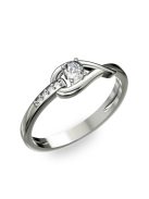 Gyűrűguru eljegyzési gyűrű 0.17ct gyémánttal BRK 231  