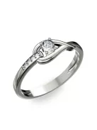 Gyűrűguru eljegyzési gyűrű 0.17ct gyémánttal BRK 231  