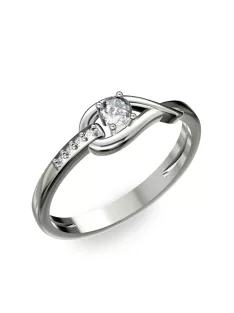   Gyűrűguru eljegyzési gyűrű 0.17ct gyémánttal BRK 231  