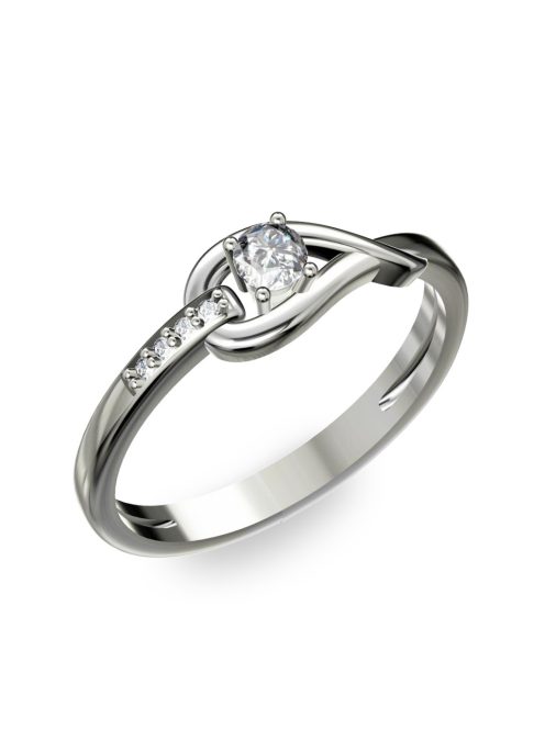 Gyűrűguru eljegyzési gyűrű 0.17ct gyémánttal BRK 231  