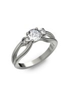 Gyűrűguru eljegyzési gyűrű 0.5ct H/SI gyémánttal BRK237 