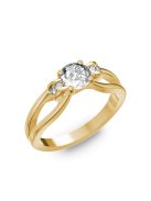 Gyűrűguru eljegyzési gyűrű 0.5ct H/SI gyémánttal BRK237 