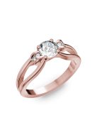 Gyűrűguru eljegyzési gyűrű 0.5ct H/SI gyémánttal BRK237 