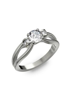  Gyűrűguru eljegyzési gyűrű 0.5ct szintetikus gyémánttal BRK237 