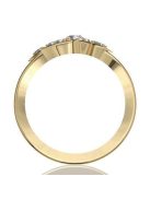 Gyűrűguru eljegyzési gyűrű szintetikus gyémánttal BRK 252 