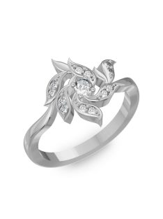 Gyűrűguru eljegyzési gyűrű gyémánttal BRK 252 