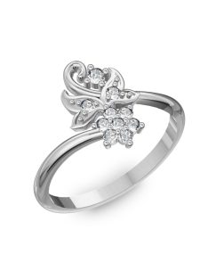   Gyűrűguru eljegyzési gyűrű szintetikus gyémánttal BRK 258 