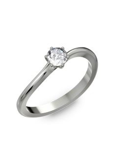   Gyűrűguru eljegyzési gyűrű 0.2ct H/SI gyémánttal BRK259 