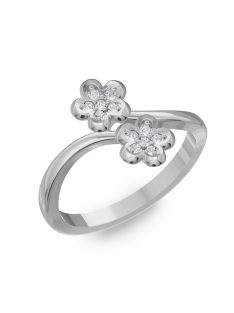   Gyűrűguru eljegyzési gyűrű szintetikus gyémánttal BRK279 