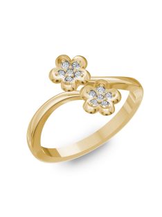 Gyűrűguru eljegyzési gyűrű gyémánttal BRK279 