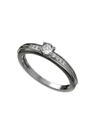 Gyűrűguru eljegyzési gyűrű 0.17ct szintetikus gyémánttal BRK284 