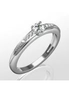 Gyűrűguru eljegyzési gyűrű 0.17ct szintetikus gyémánttal BRK284 