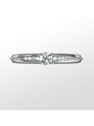 Gyűrűguru eljegyzési gyűrű 0.17ct szintetikus gyémánttal BRK284 