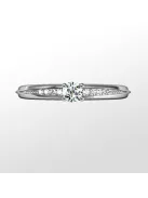Gyűrűguru eljegyzési gyűrű 0.17ct szintetikus gyémánttal BRK284 