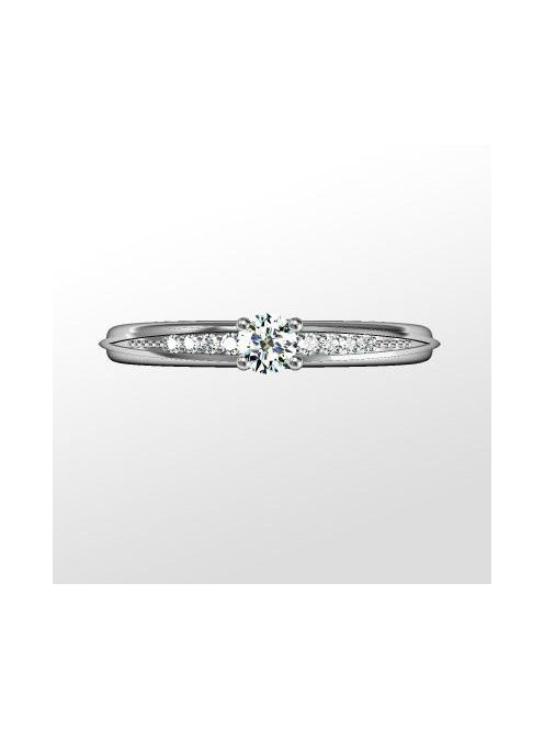 Gyűrűguru eljegyzési gyűrű 0.17ct szintetikus gyémánttal BRK284 