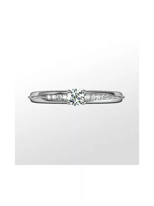 Gyűrűguru eljegyzési gyűrű 0.17ct szintetikus gyémánttal BRK284 